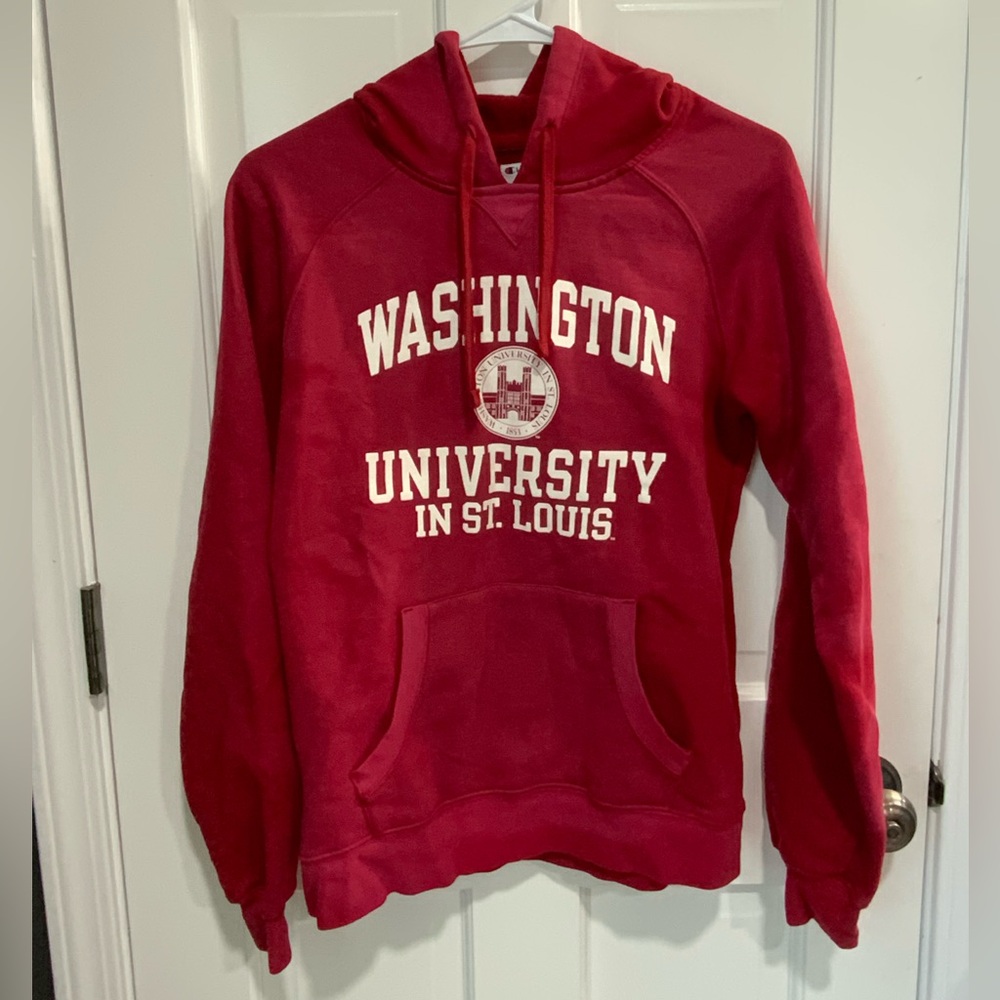 Champion Red Washington University in St. Louis (WashU) Hoodie